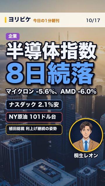 10月17日の1分朝刊のサムネイル